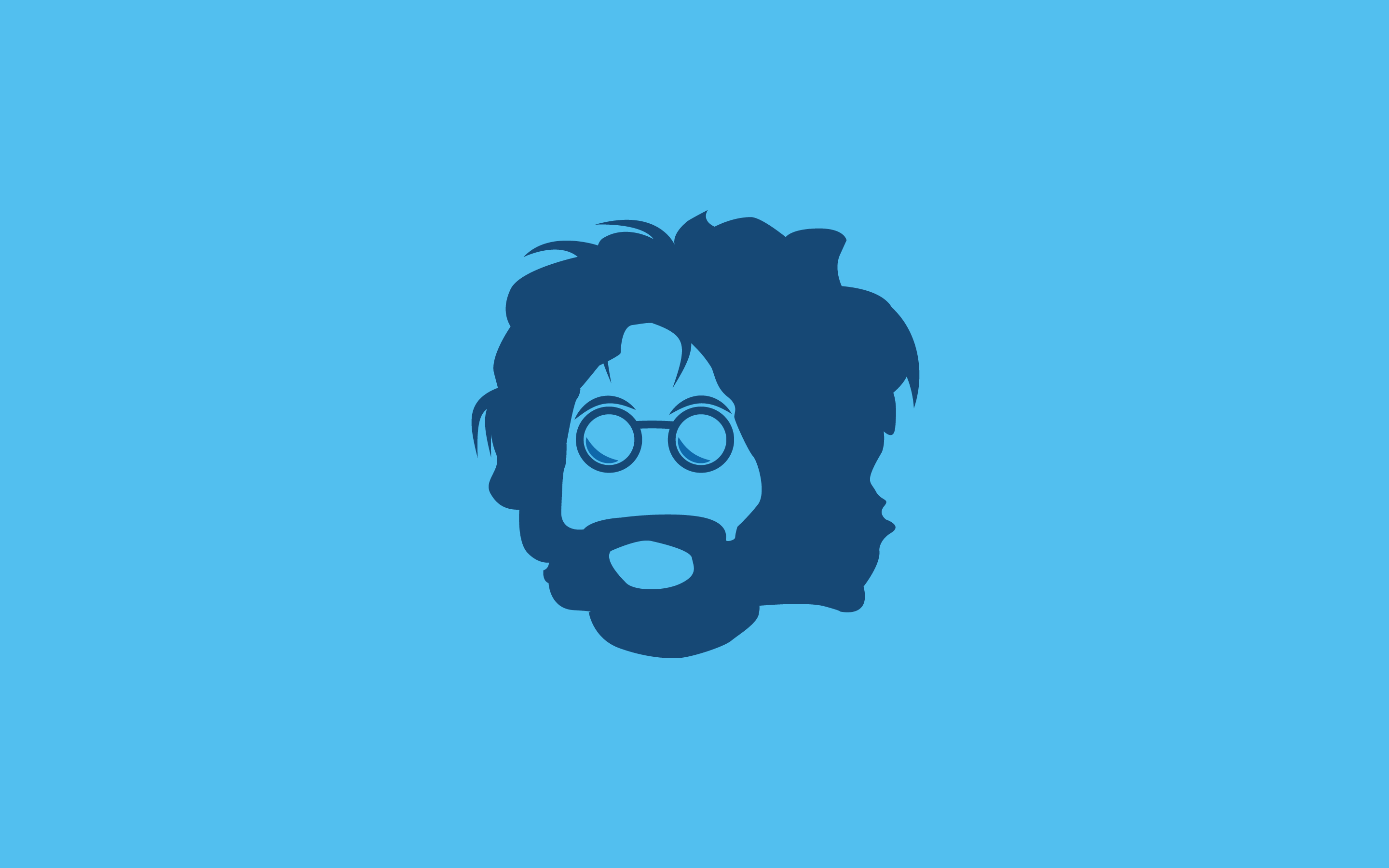 Jerry Garcia by Andreas Hellesvik — Simple Desktops